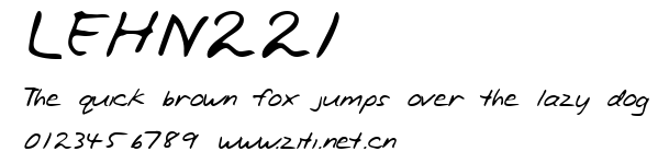 LEHN221.ttf字體轉換器圖片