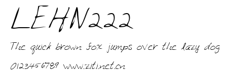 LEHN222.ttf字體轉換器圖片