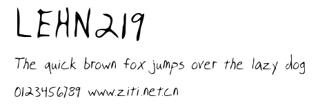 LEHN219.ttf字體轉換器圖片