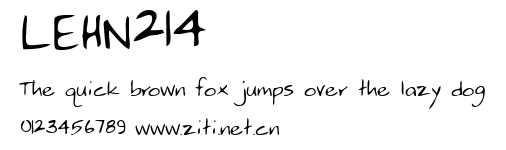 LEHN214.ttf字體轉換器圖片