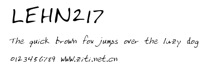 LEHN217.ttf字體轉換器圖片