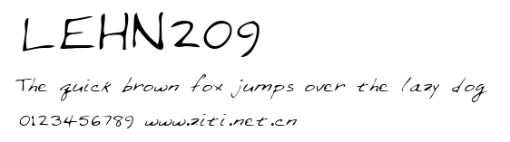 LEHN209.ttf字體轉換器圖片