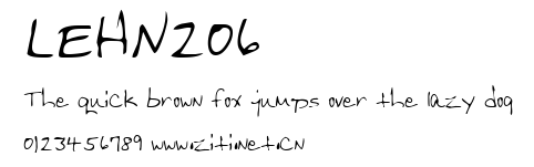 LEHN206.ttf字體轉換器圖片