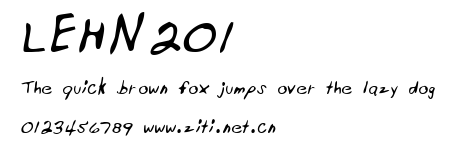 LEHN201.ttf字體轉換器圖片