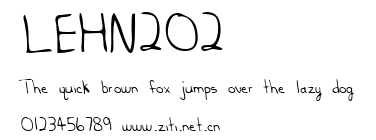 LEHN202.ttf字體轉換器圖片