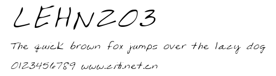 LEHN203.ttf字體轉換器圖片
