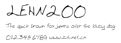 LEHN200.ttf字體轉換器圖片