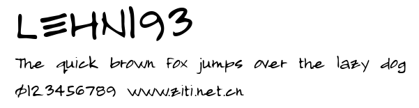 LEHN193.ttf字體轉換器圖片