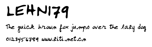 LEHN179.ttf字體轉換器圖片