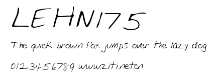 LEHN175.ttf字體轉換器圖片