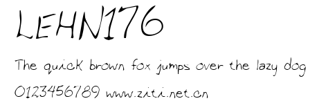 LEHN176.ttf字體轉換器圖片