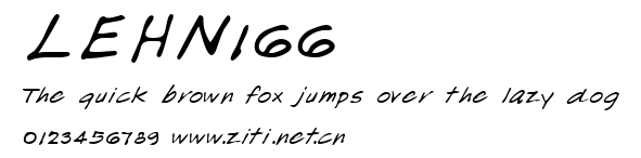 LEHN166.ttf字體轉換器圖片