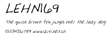 LEHN169.ttf字體轉換器圖片
