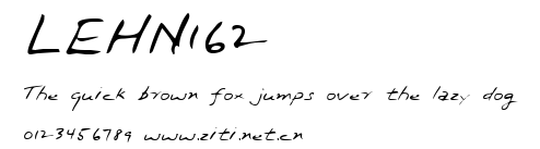 LEHN162.ttf字體轉換器圖片