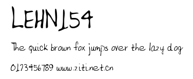 LEHN154.ttf字體轉換器圖片