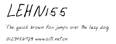 LEHN155.ttf字體轉換器圖片