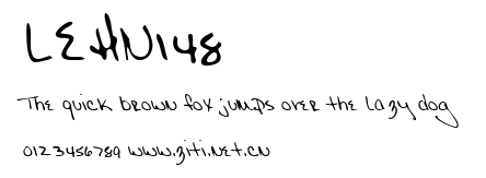 LEHN148.ttf字體轉換器圖片