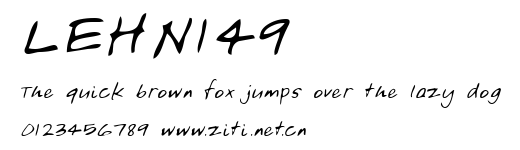 LEHN149.ttf字體轉換器圖片