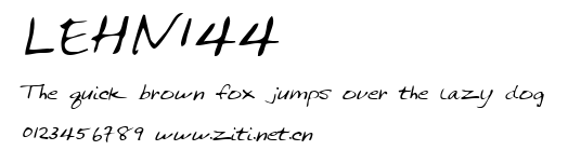 LEHN144.ttf字體轉換器圖片
