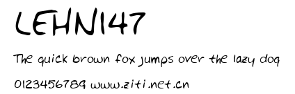 LEHN147.ttf字體轉換器圖片