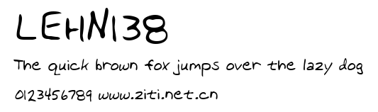 LEHN138.ttf字體轉換器圖片