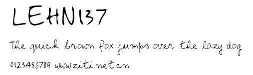 LEHN137.ttf字體轉換器圖片