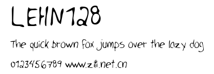 LEHN128.ttf字體轉換器圖片