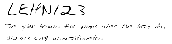 LEHN123.ttf字體轉換器圖片