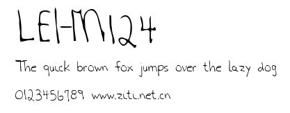 LEHN124.ttf字體轉換器圖片