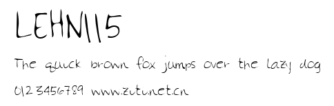 LEHN115.ttf字體轉換器圖片