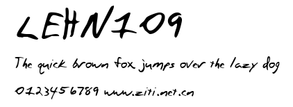 LEHN109.ttf字體轉換器圖片