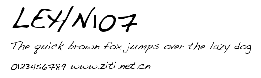 LEHN107.ttf字體轉換器圖片