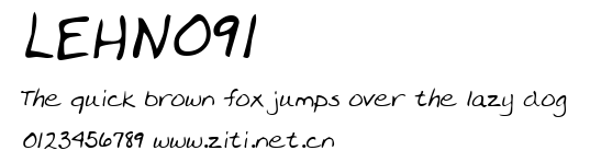 LEHN091.ttf字體轉換器圖片