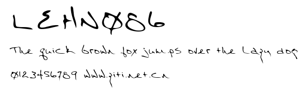 LEHN086.ttf字體轉換器圖片