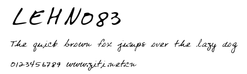 LEHN083.ttf字體轉換器圖片