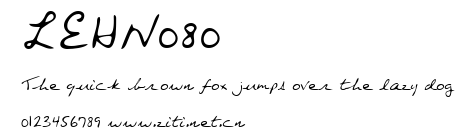 LEHN080.ttf字體轉換器圖片