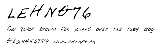 LEHN076.ttf字體轉換器圖片