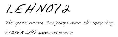 LEHN072.ttf字體轉換器圖片