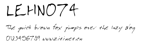 LEHN074.ttf字體轉換器圖片