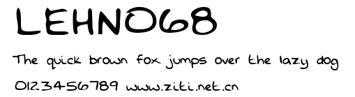 LEHN068.ttf字體轉換器圖片