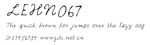 LEHN067.ttf字體轉換器圖片
