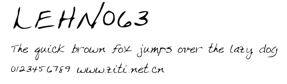 LEHN063.ttf字體轉換器圖片