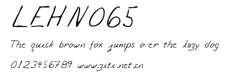 LEHN065.ttf字體轉換器圖片