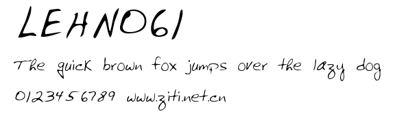 LEHN061.ttf字體轉換器圖片
