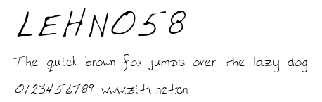 LEHN058.ttf字體轉換器圖片