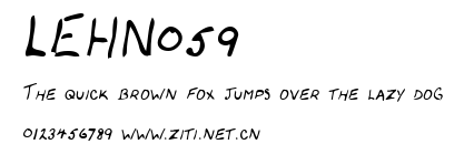 LEHN059.ttf字體轉換器圖片