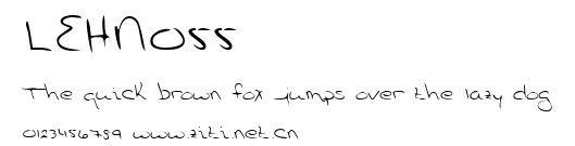 LEHN055.ttf字體轉換器圖片