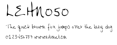 LEHN050.ttf字體轉換器圖片