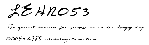 LEHN053.ttf字體轉換器圖片
