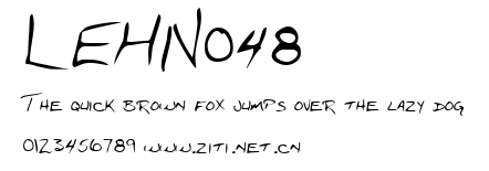 LEHN048.ttf字體轉換器圖片
